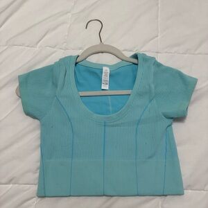 Aerie Blue Cropped Top
